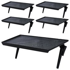 螢幕上方置物架, 皮革直角款 黑色, 5個