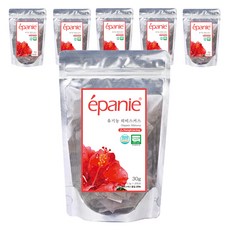 에빠니 유기농 히비스커스 허브차, 1.5g, 20개입, 6개
