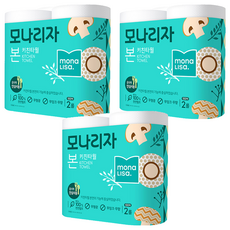 mona LISa. Bon原生紙漿廚房紙巾, 100張, 6捲