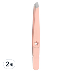 Baummiru 美容星形鑷子 9.6cm, 2個, 粉紅色
