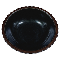 強化日本製陶瓷餐具 -30°C~100°C, 1個, 缽, 黑色