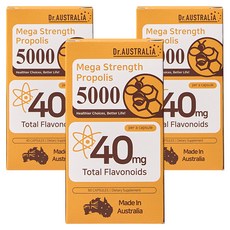 Dr.AUSTRALIA 特強蜂膠 5000 43.2 克, 3個, 60顆