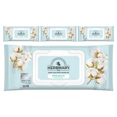 Herbmary 烘衣機用烘衣紙 敏感棉香 正裝, 80入, 4個