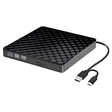 랜스타 USB A/C타입 외장 ODD, LS-EXODD-N, 1개