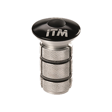 iTM 碳纖維自行車前叉用迫緊器, 黑色, 1個