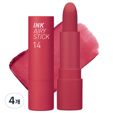페리페라 잉크 더 에어리 벨벳 립스틱, 14 실물승부, 4개, 3.6g