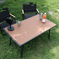 IDOOGEN 蛋捲桌皮革桌套, 棕色