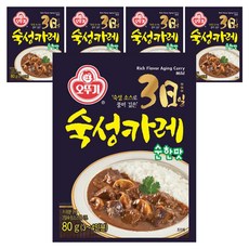 OTTOGI 不倒翁 3日熟成咖哩粉 原味, 80g, 5盒
