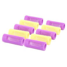 Jut 髮捲 長度 70mm 中型 31mm, 混合顏色, 10個