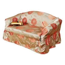 Cotton Field 棉花田傢飾 花藝緹花 沙發便利套, 粉漾紅, 1個