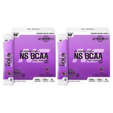 NUTRITION SOLUTION NS BCAA支鏈胺基酸補充粉 葡萄口味 30條入, 300g, 2個