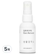 생활공작소 얼룩제거제, 5개, 50ml