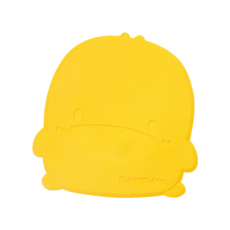 PiYOPiYO小鴨 浴室安全防滑墊 寶寶洗澡防滑 可愛造型設計 背面固定吸盤, 黃色, 6個