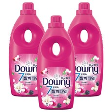 Downy 強效除臭衣物柔軟精 木蓮&莓果香, 1L, 3個