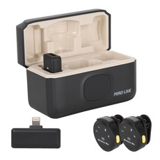 미로라이브 스마트폰 무선 와이어리스2, 1세트, 듀얼 라이트닝