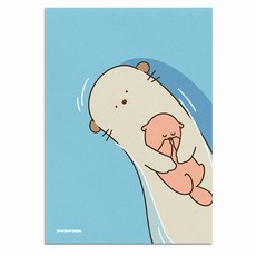 동물 포스터 해달