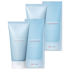 領導者鎮靜祛痘泡沫潔面乳, 150ml, 2個