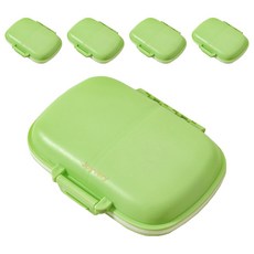 Joy Berry 便攜式雙面藥盒 綠色, 5個