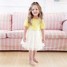 BERRYMAY 女童涼感透氣荷葉邊夏季紗裙