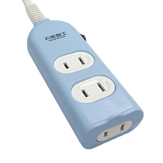 MAX STAR 太星電工 彩色安全三插座延長線 2P 15A 混合顏色, 21m, 1條