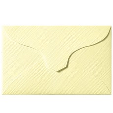 粉彩迷你名片信封, 奶油色, 100個