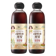 샘표 새미네부엌 진간장, 830ml, 2개