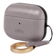 alto 奧沰 皮革保護套, 1個, Apple AirPods Pro 2, 礫石灰