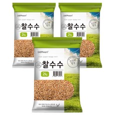 건강한밥상 국산 찰수수, 2kg, 3개