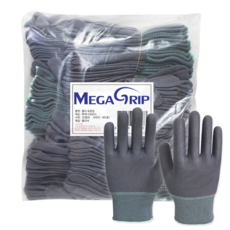MEGA GRIP Poly 內層手套 M 30入, GRAY, 30套