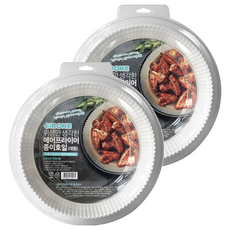 GIBONE 氣炸鍋烘焙紙盤, 100入, 2個