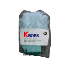 K-BOSS PU半塗層上半手套雙手組 M, 白色的, 50套
