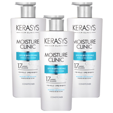 KERASYS Moisture Clinic 護髮素花香粉, 750ml, 3個