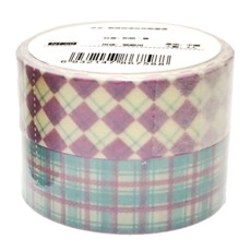 德德小品集 和紙膠帶 15mm x 3m, 烏托邦, 2個