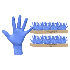 MEDIHAND 美恆 NBR可分解手套, M, 藍紫色, 2盒