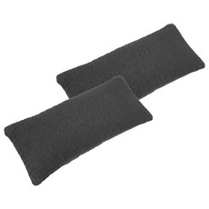 베고자니 순면 줄누빔 메밀 베개, 워시드 그레이, 2개