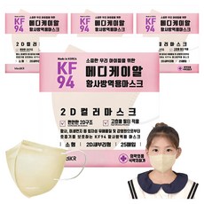 메디케이알 새부리형 황사방역마스크 소형 KF94, 25개입, 4개, 쁘띠베이지