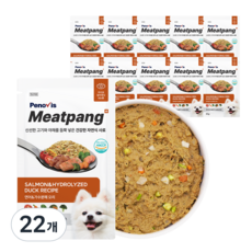 페노비스 생후 3개월령 이후 미트팡 하이포알러제닉&눈물 강아지 화식사료, 연어, 80g, 22개