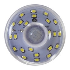 明沛 2W LED紅外線感應燈泡 MP4619-1 85 x 60mm 白光 插頭款 45g, 1個