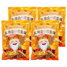 Chiao-E 巧益 土地公綜合花生糖 新版, 150g, 4包