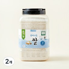 유기농 불릴필요없는 씻어나온 쌀, 4kg, 2개, 상등급