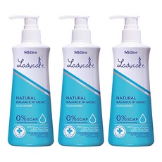 MISTINE Ladycare 私密處保養清潔乳 200ml, 無皂成份, 敏感肌膚適用, 3瓶