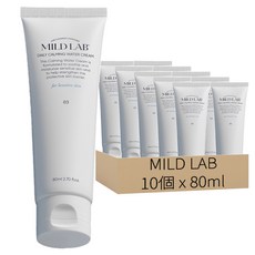 MILD LAB 敏感肌專用 日常舒緩保濕面霜, 80ml, 10個