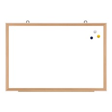 TOTAL White Board 磁性白板 木框 400*600mm, 1 個