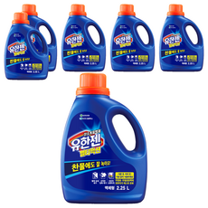 유한젠 멀티액션 액체형 산소계 표백제, 2.25L, 6개