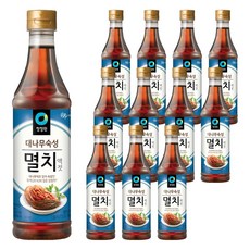 청정원 자연숙성 멸치액젓, 1kg, 12개