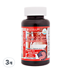 내츄럴365 아메리카 파워 슬리밍 다이어트, 60정, 3개