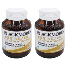 BLACKMORES 澳佳寶 大忙人B群 含8種維生素B群+維生素C 鎂鋅鉀配方, 60顆, 2罐