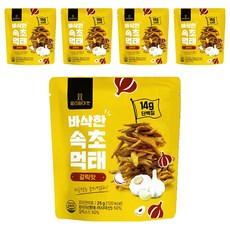 씨리얼마켓 속초 먹태 갈릭맛, 25g, 5개