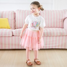 BERRYMAY 女童涼感透氣荷葉邊夏季紗裙