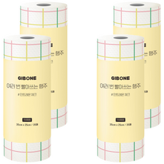 35塊可洗抹布，薄荷檸檬, 35張, 4捲